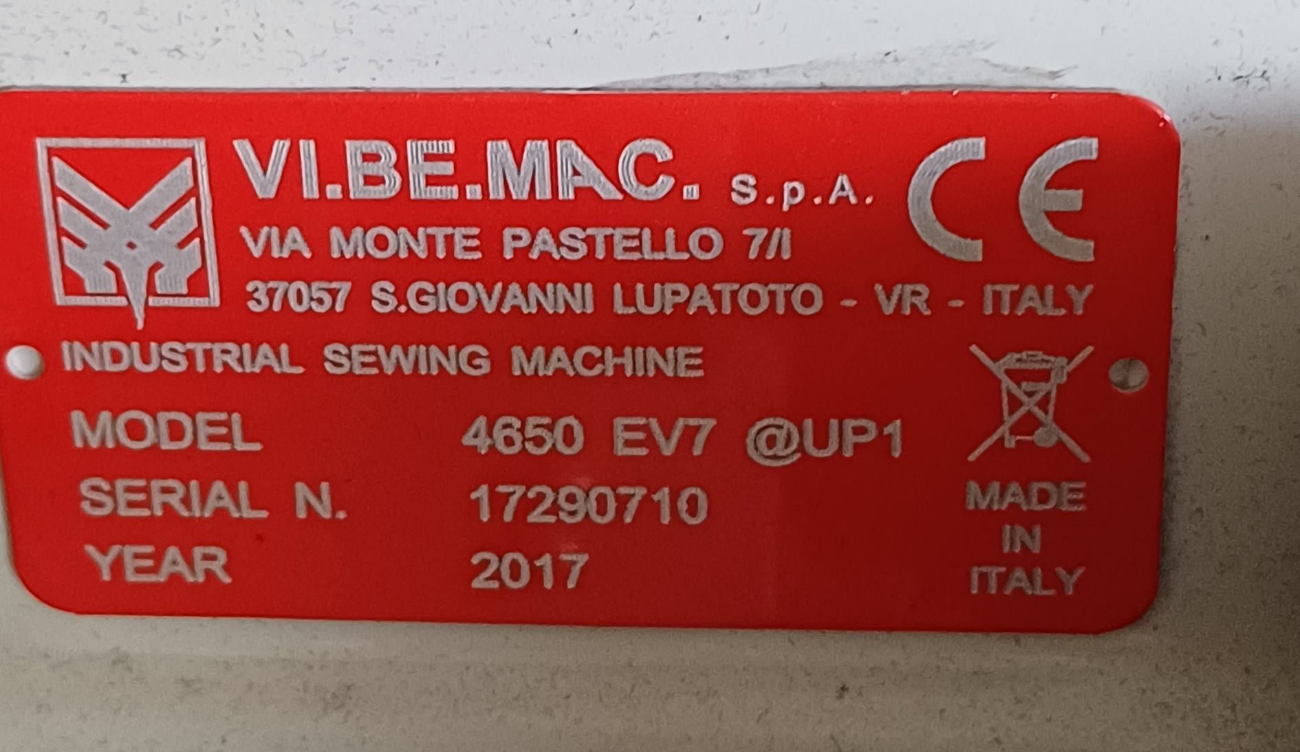 VI.BE.MAC. 4650EV9  2017